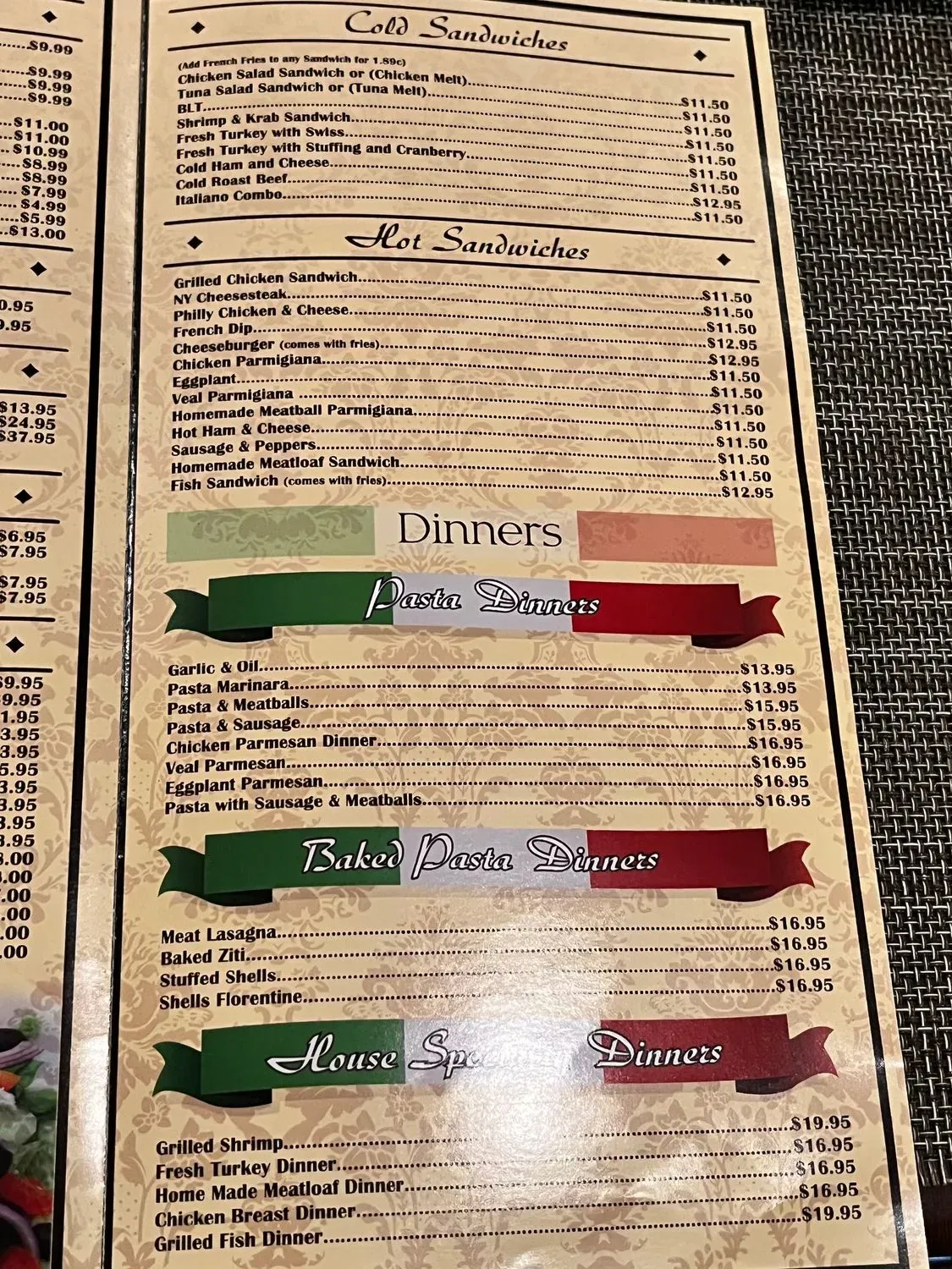 Menu 3