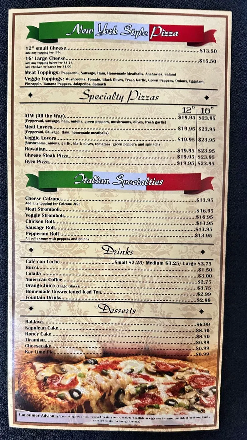 Menu 6