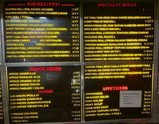 Menu 2