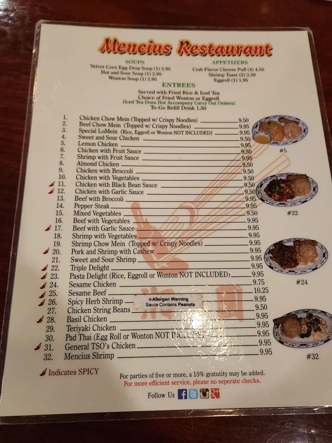 Menu 4