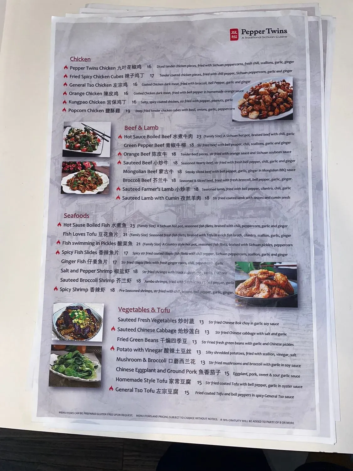 Menu 5