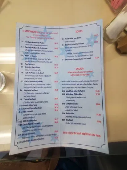 Menu 5