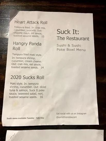 Menu 5