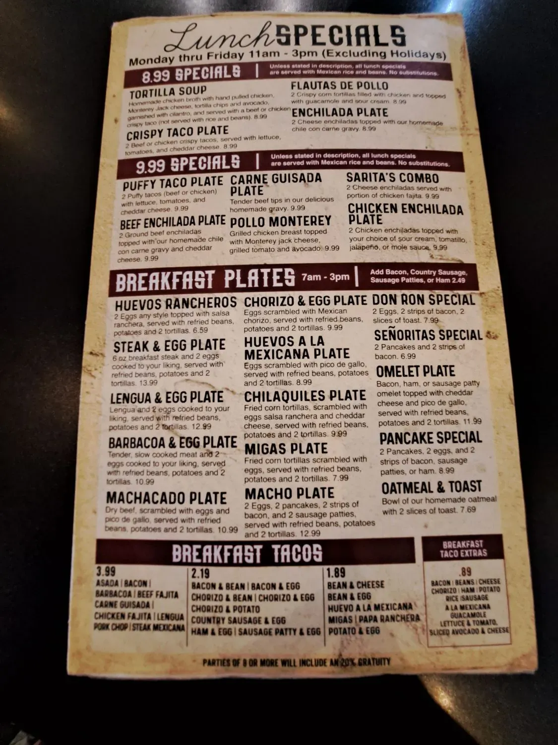 Menu 2