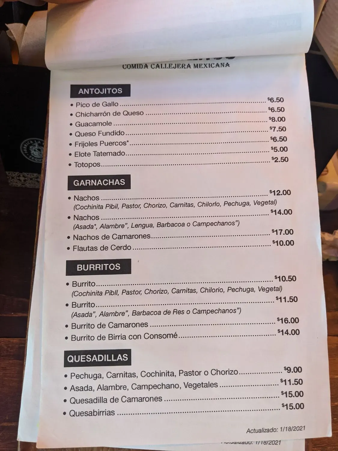 Menu 2