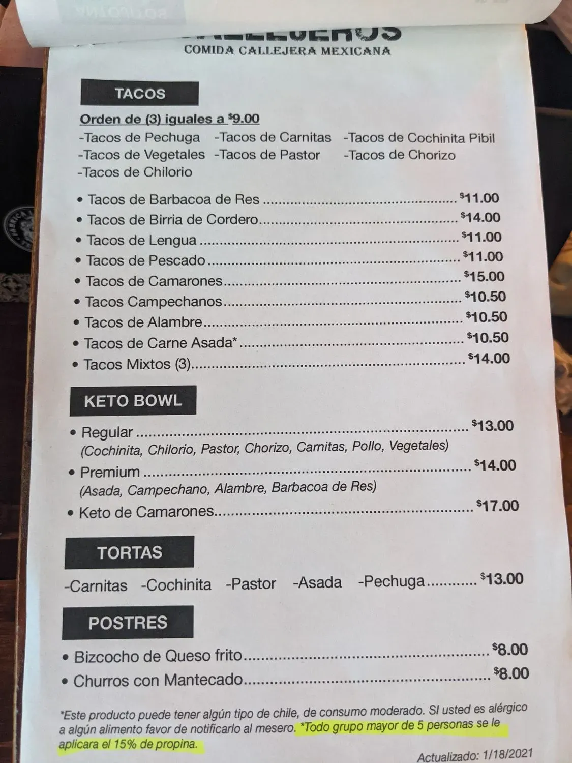 Menu 3