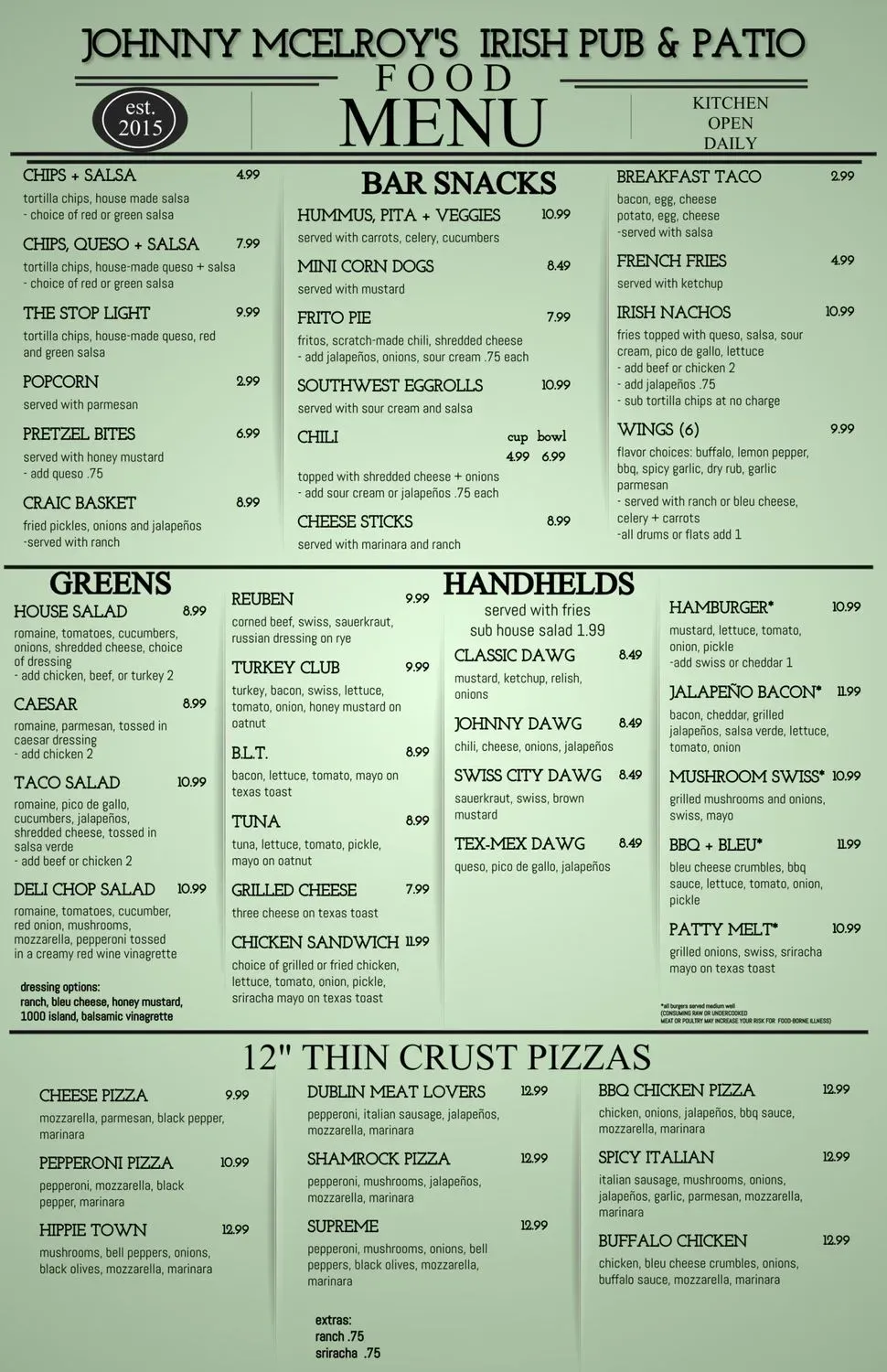 Menu 2