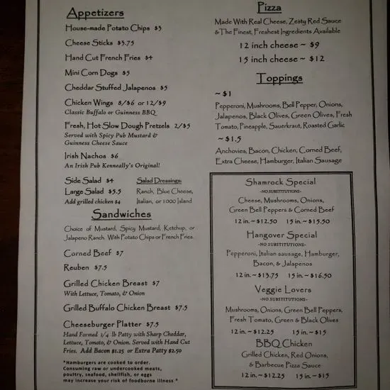 Menu 2