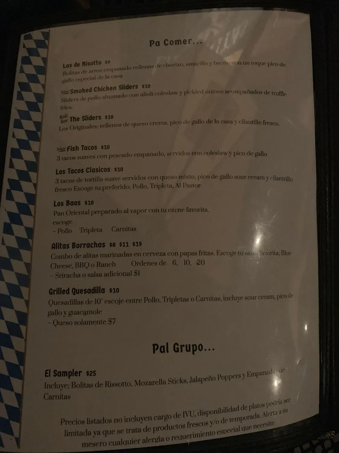 Menu 4