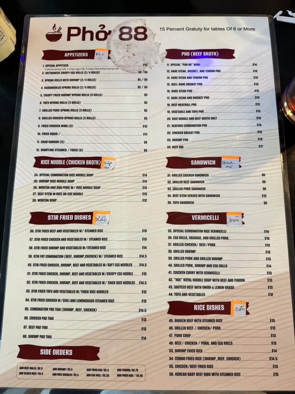 Menu 4