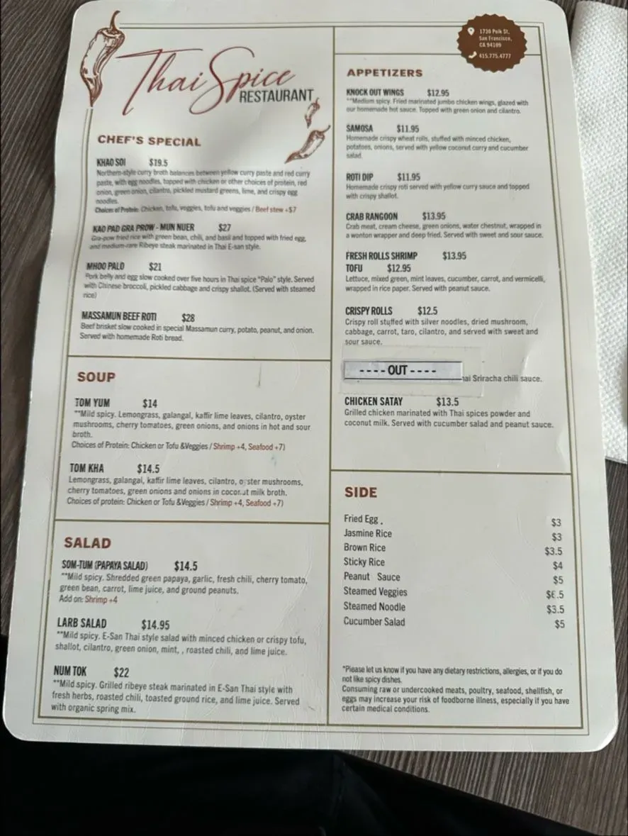 Menu 5