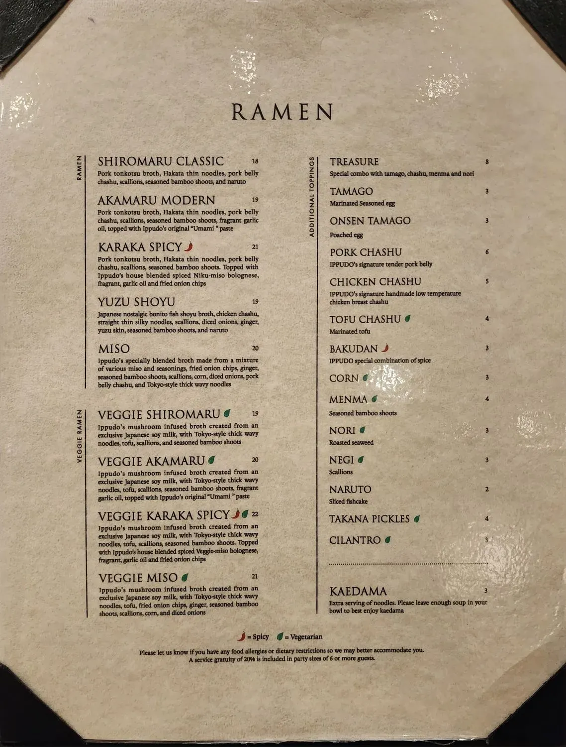 Menu 6