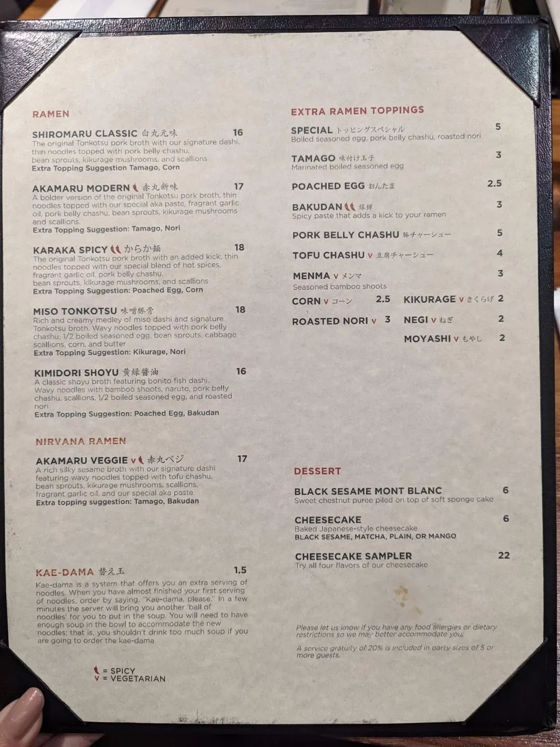 Menu 4