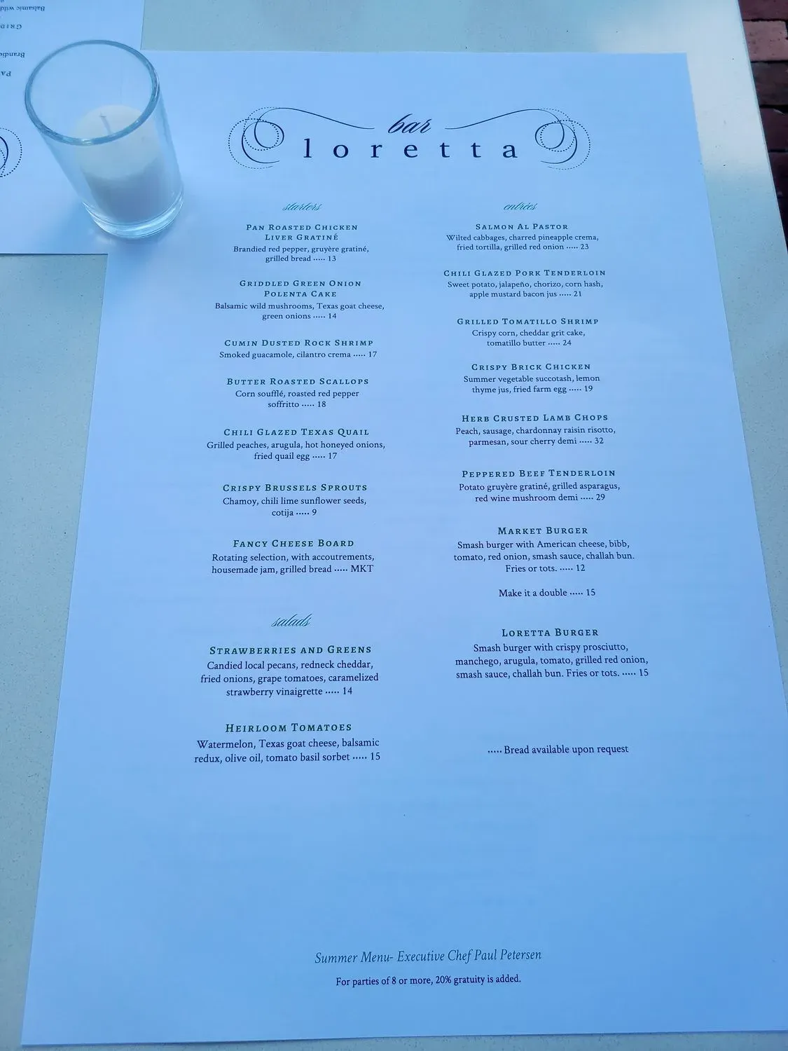 Menu 6