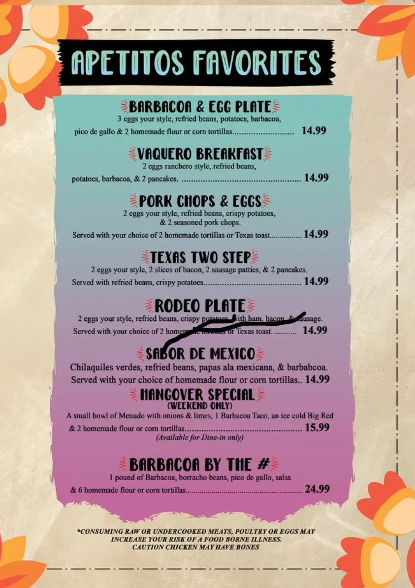 Menu 6