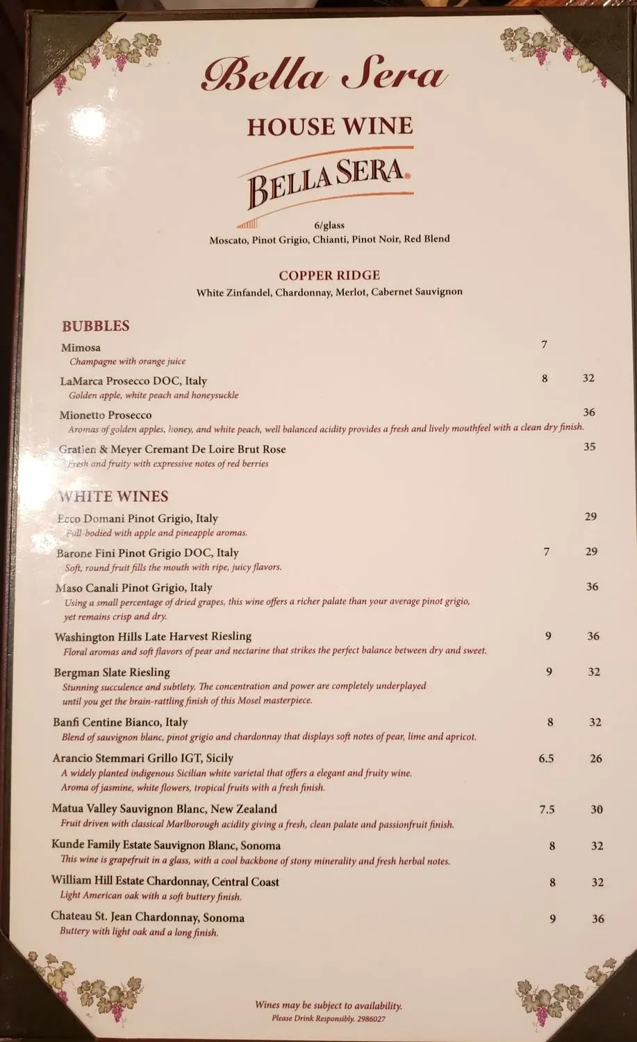 Menu 4