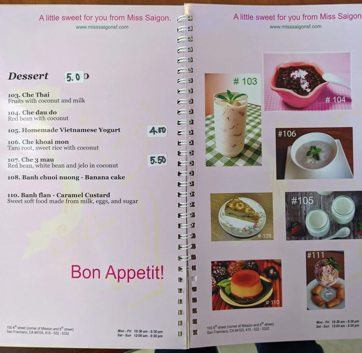 Menu 4