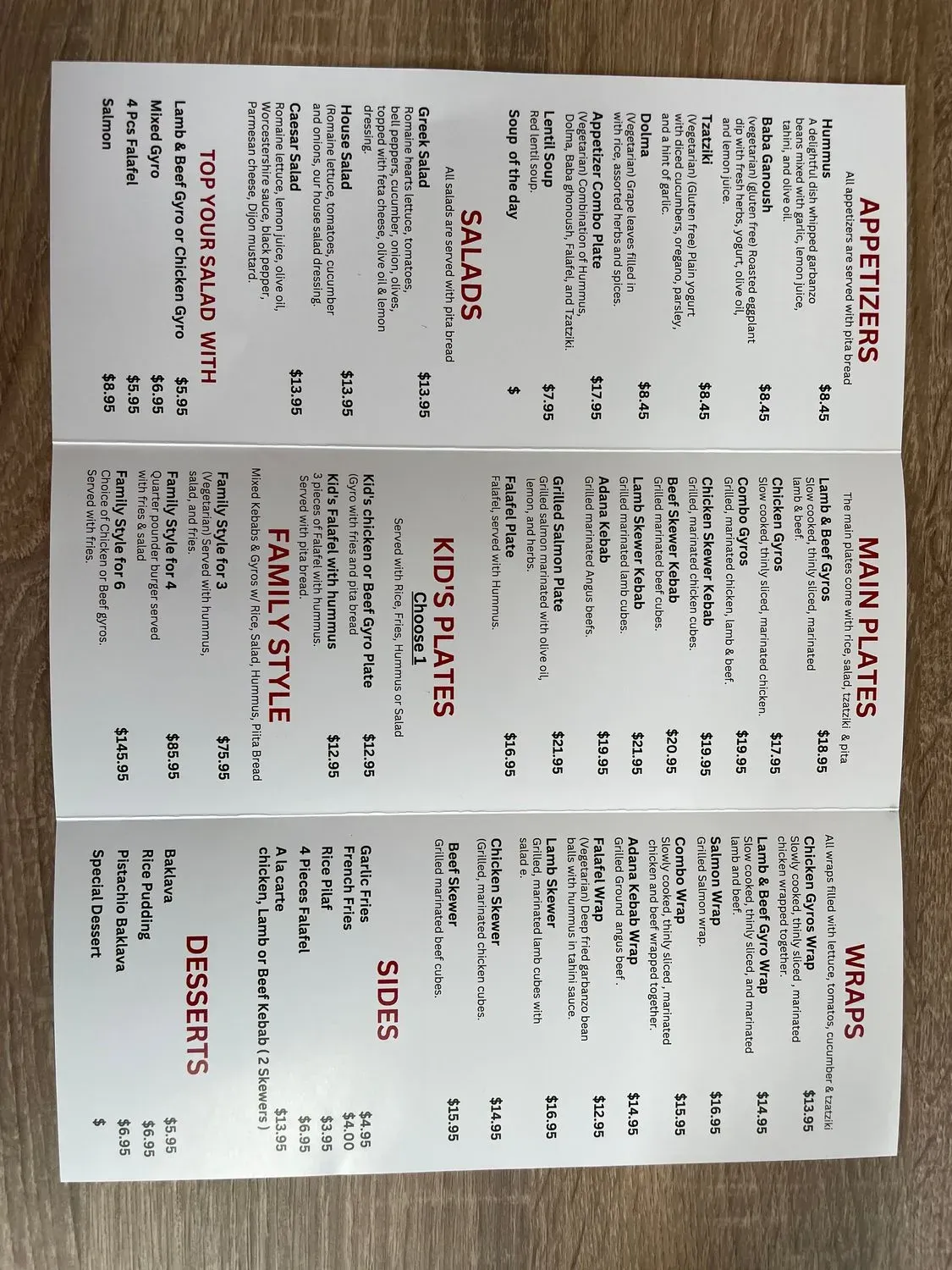 Menu 3