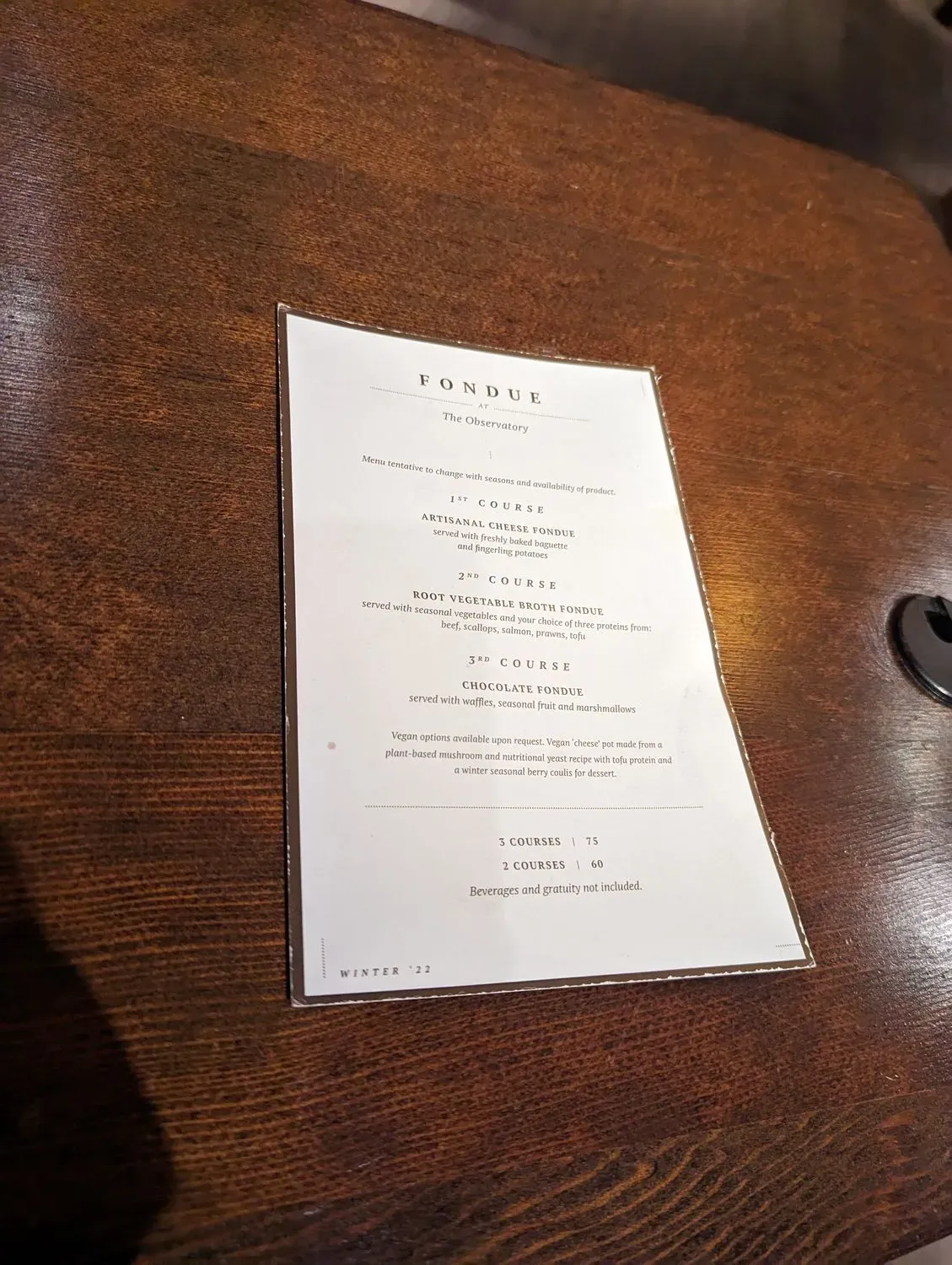 Menu 2