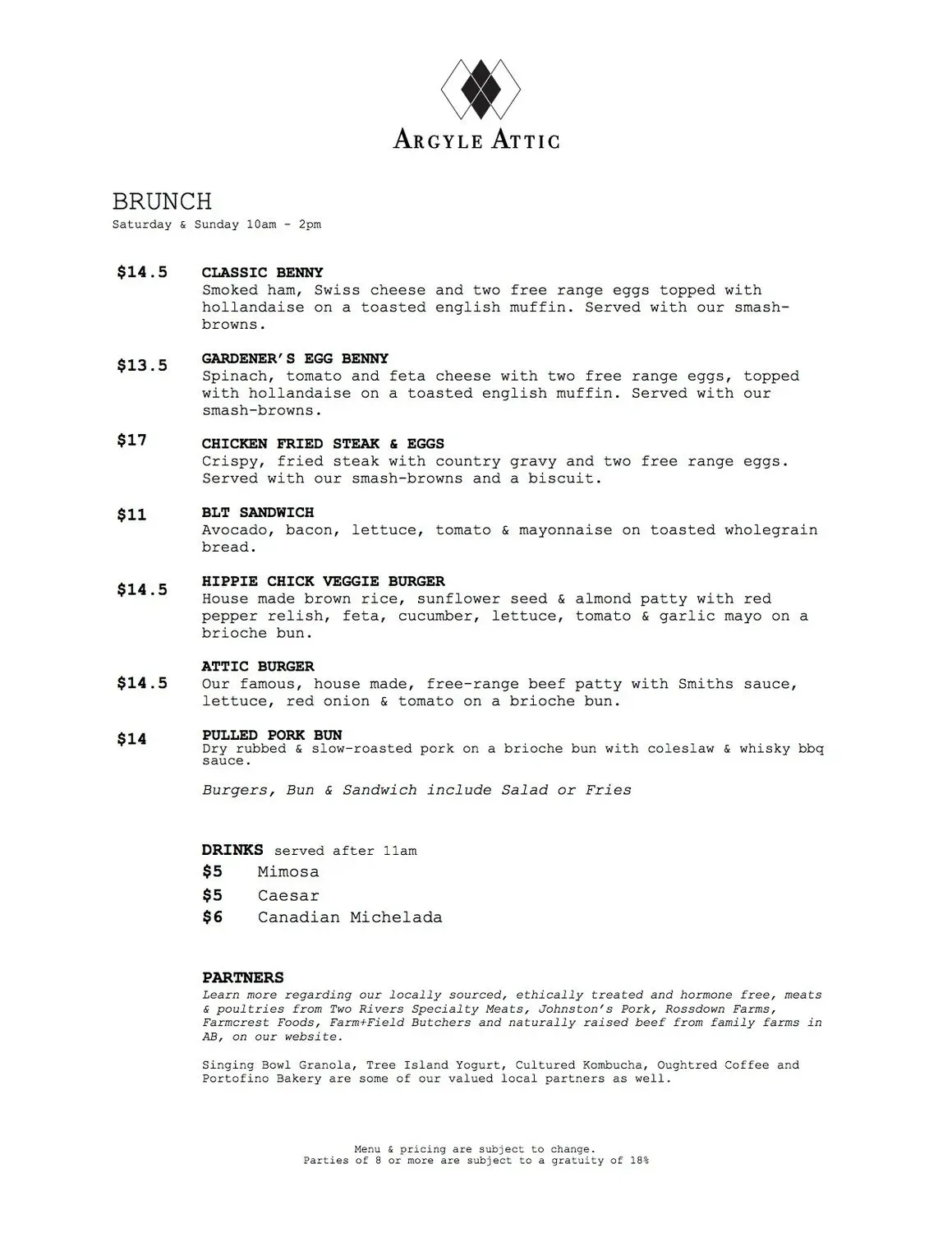 Menu 4