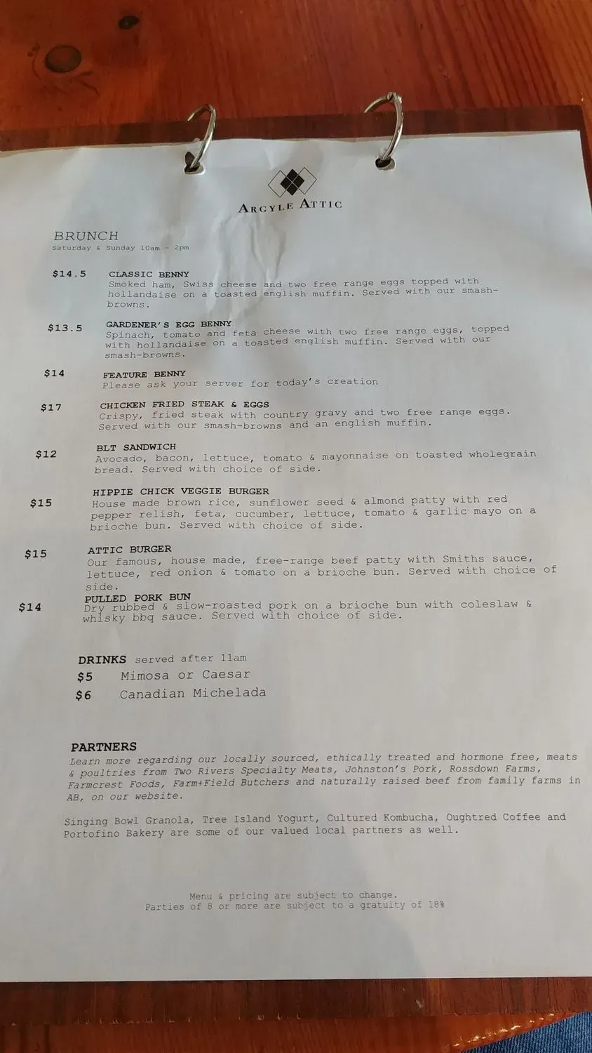 Menu 2