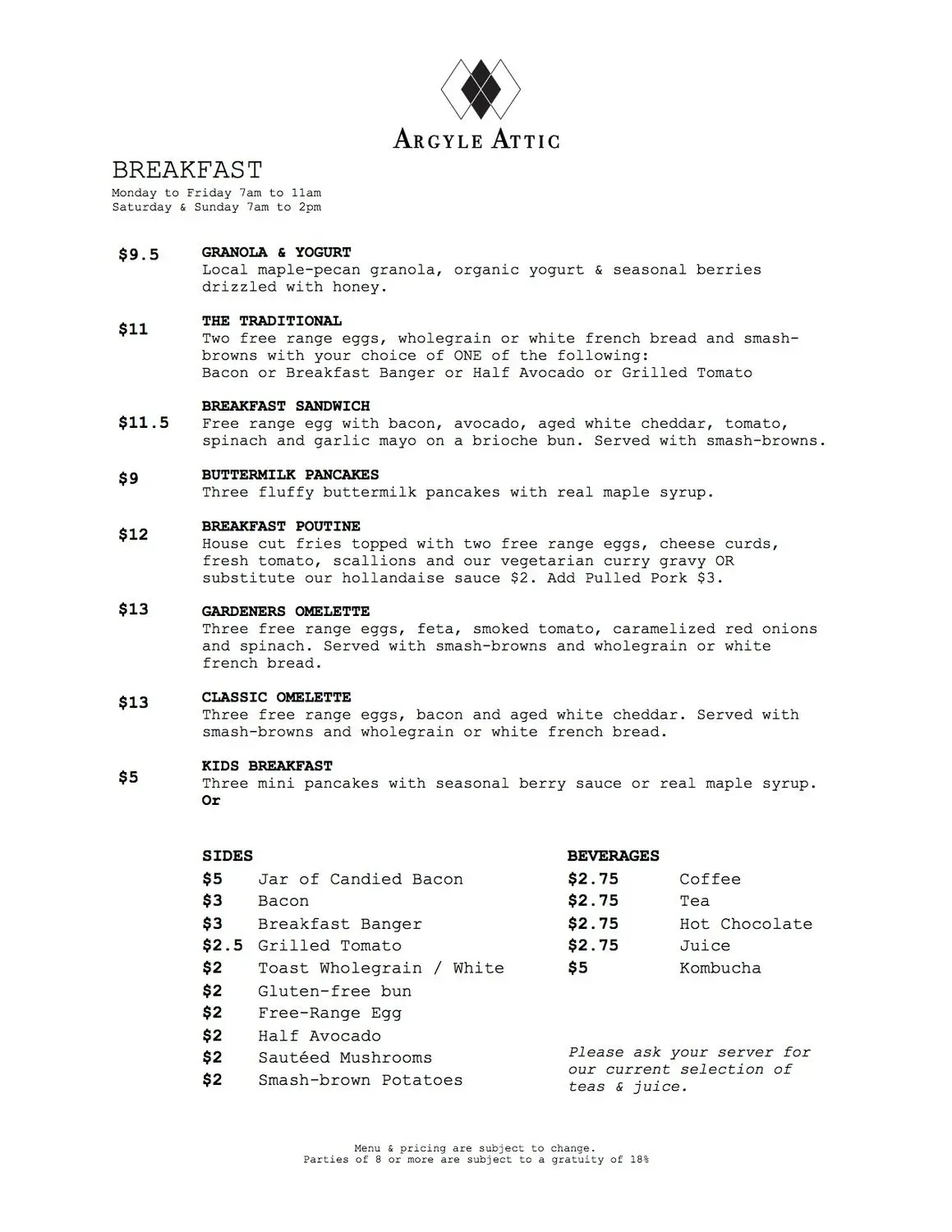 Menu 3