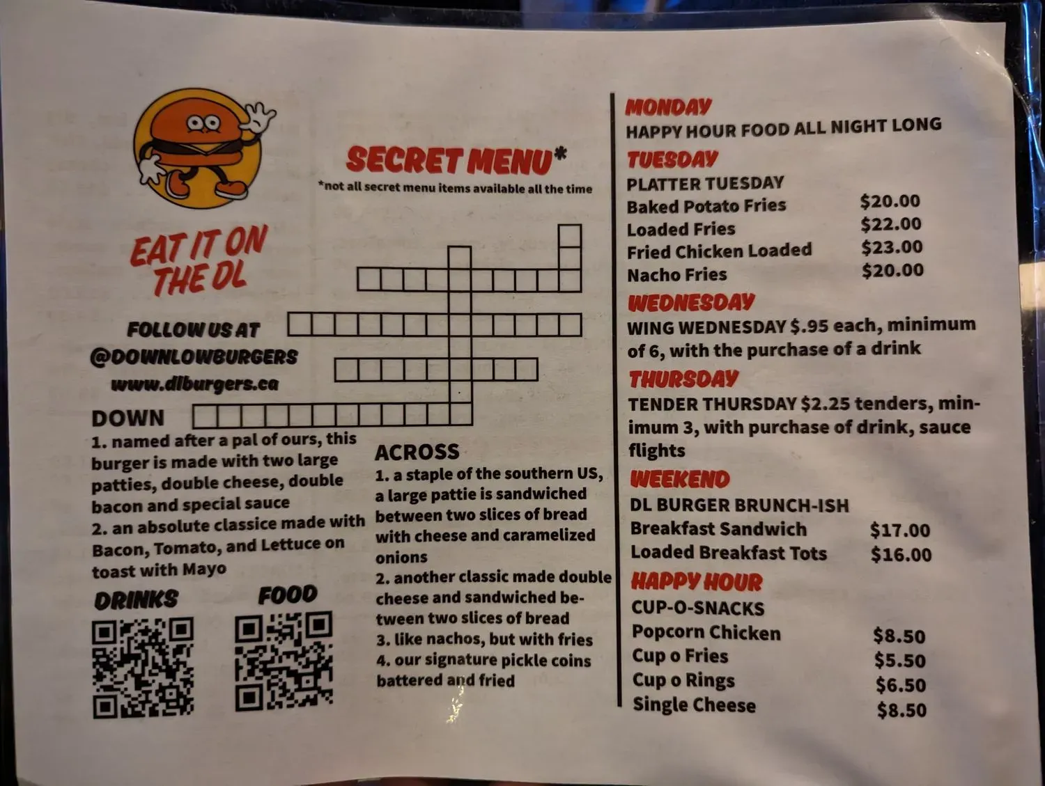 Menu 2