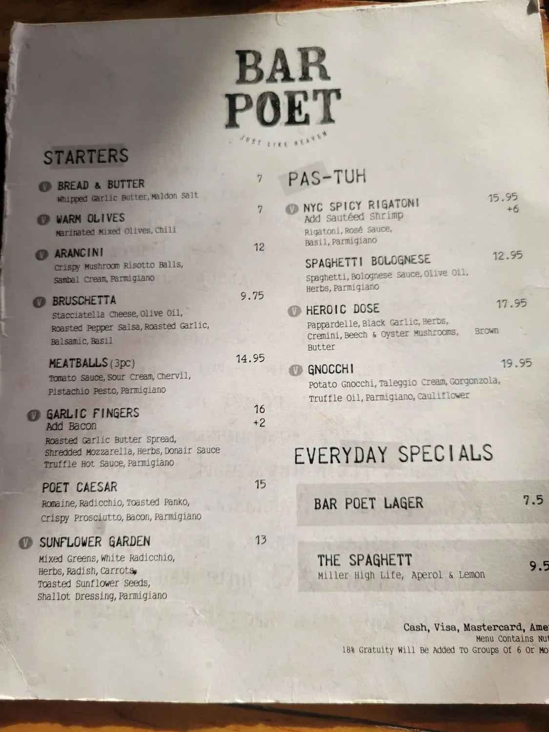 Menu 6