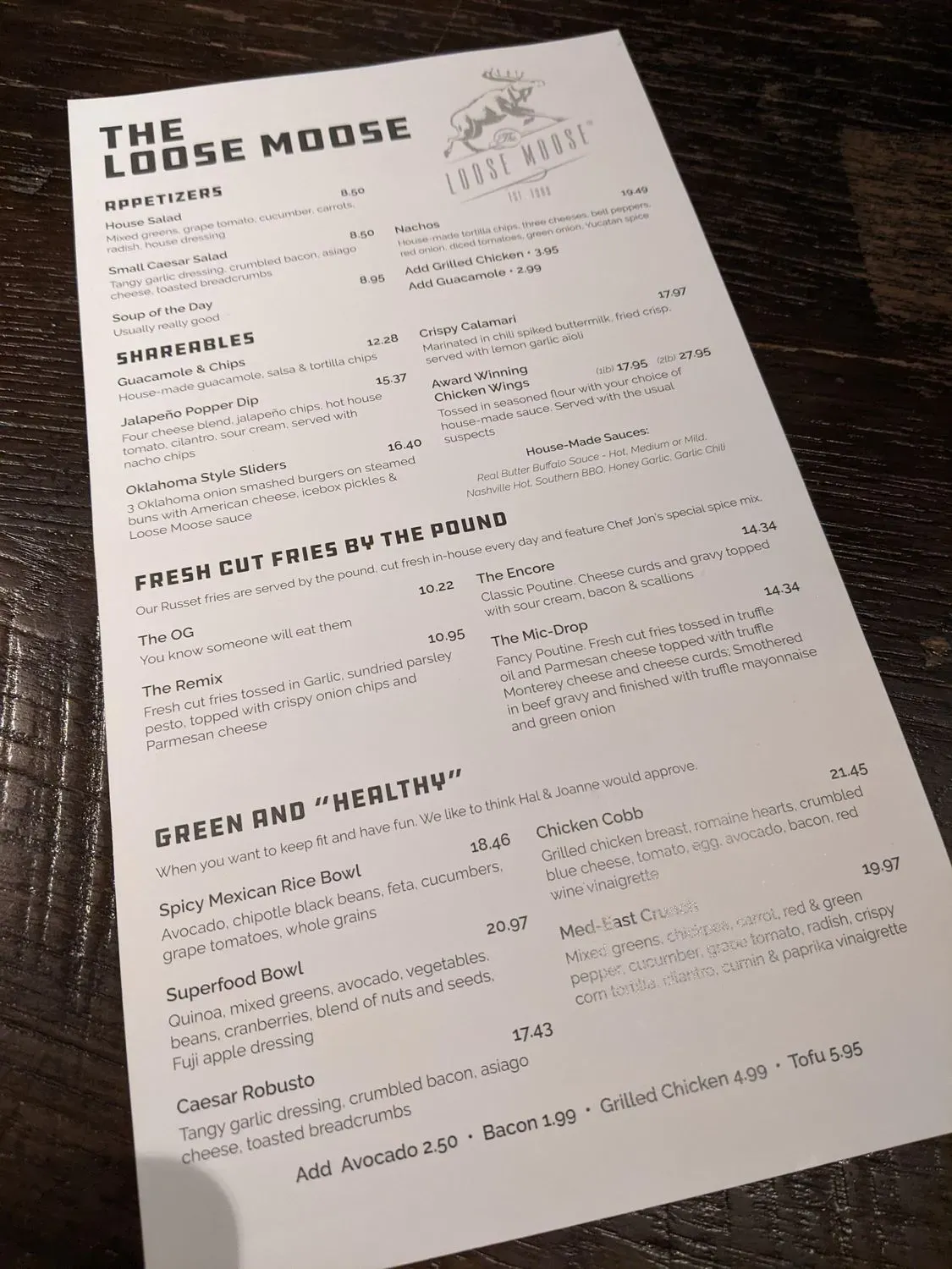 Menu 2