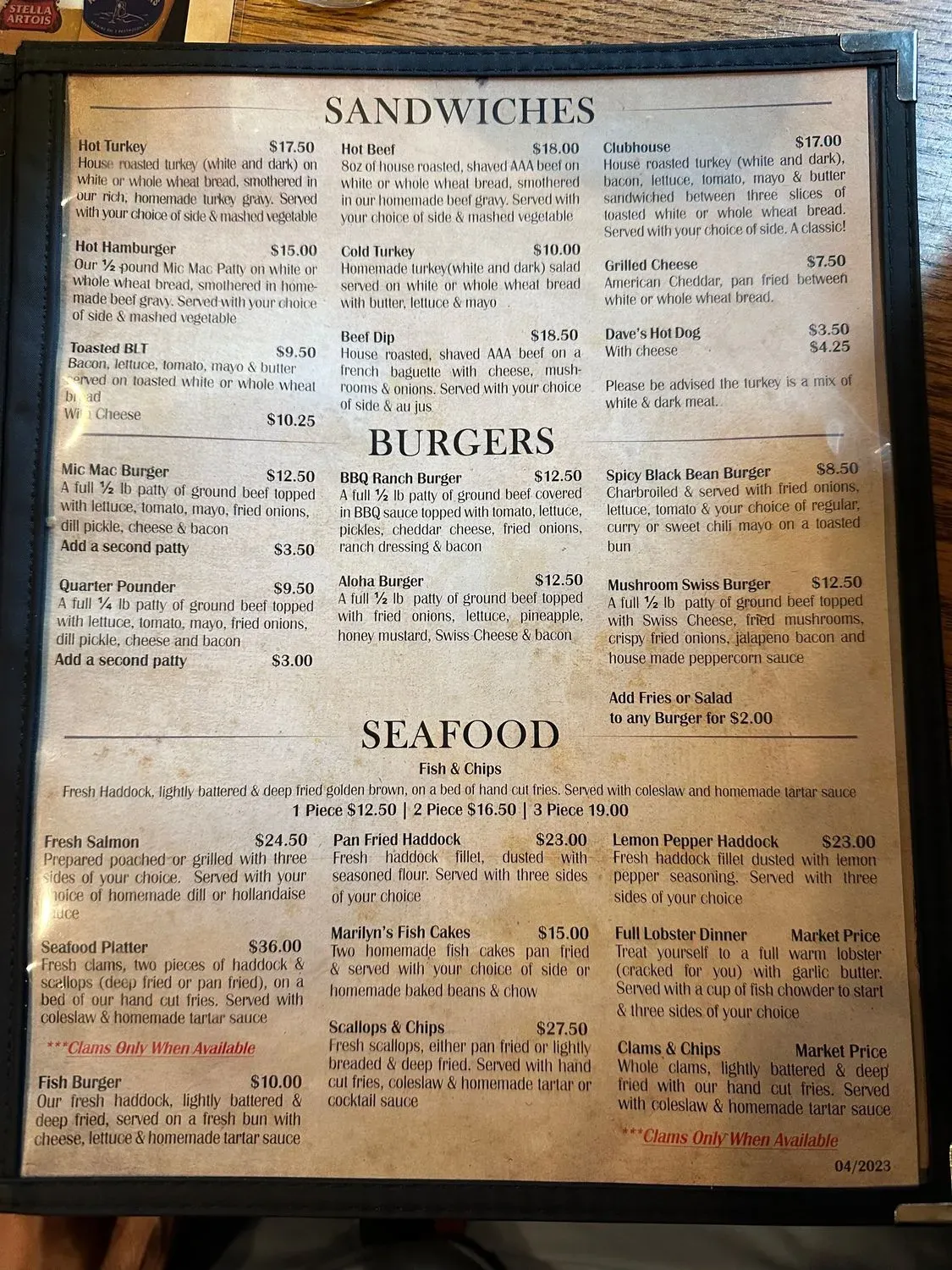 Menu 6