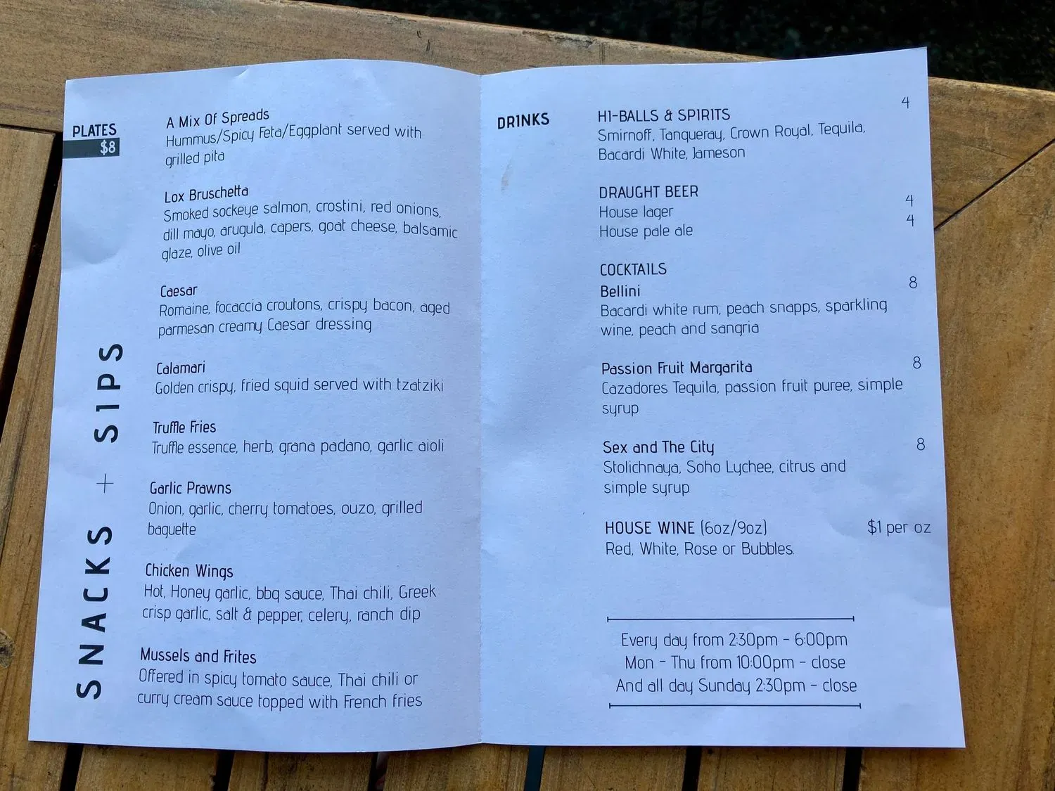 Menu 6