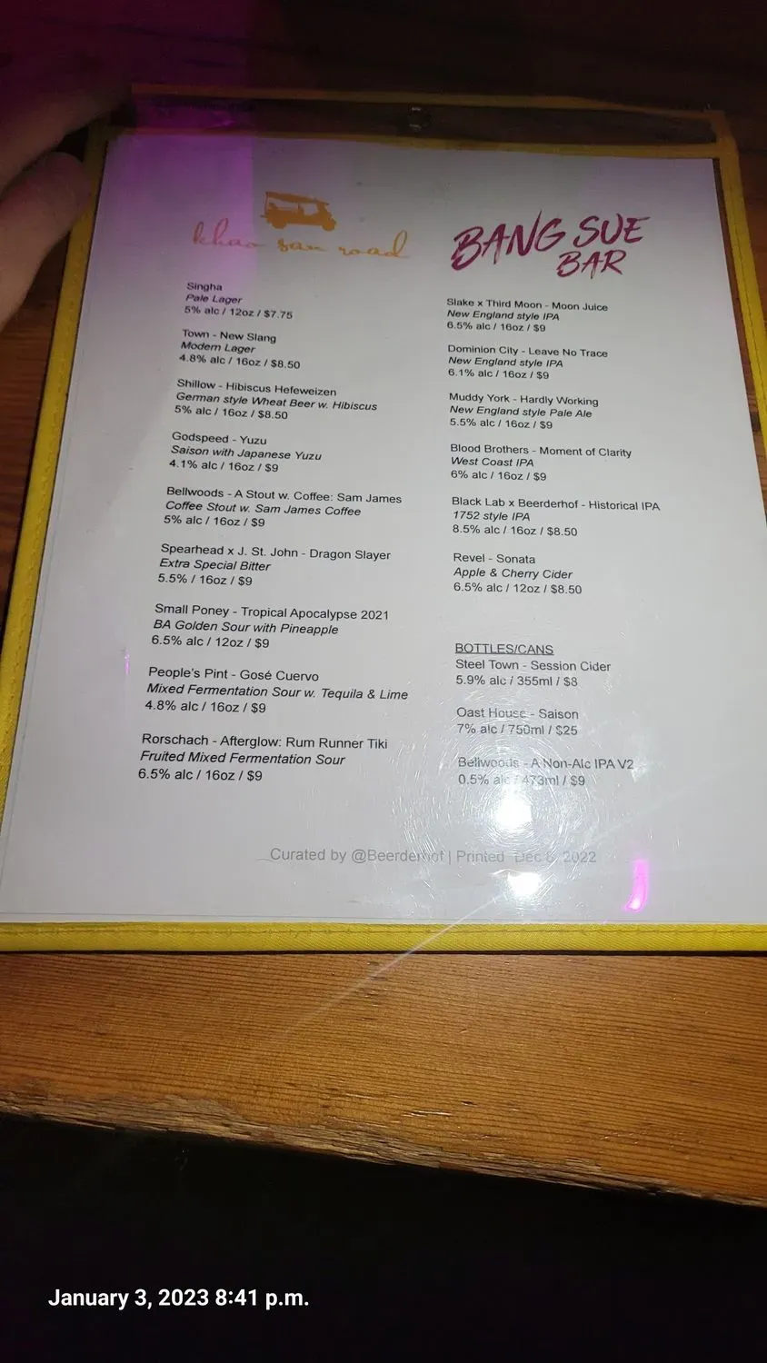 Menu 6