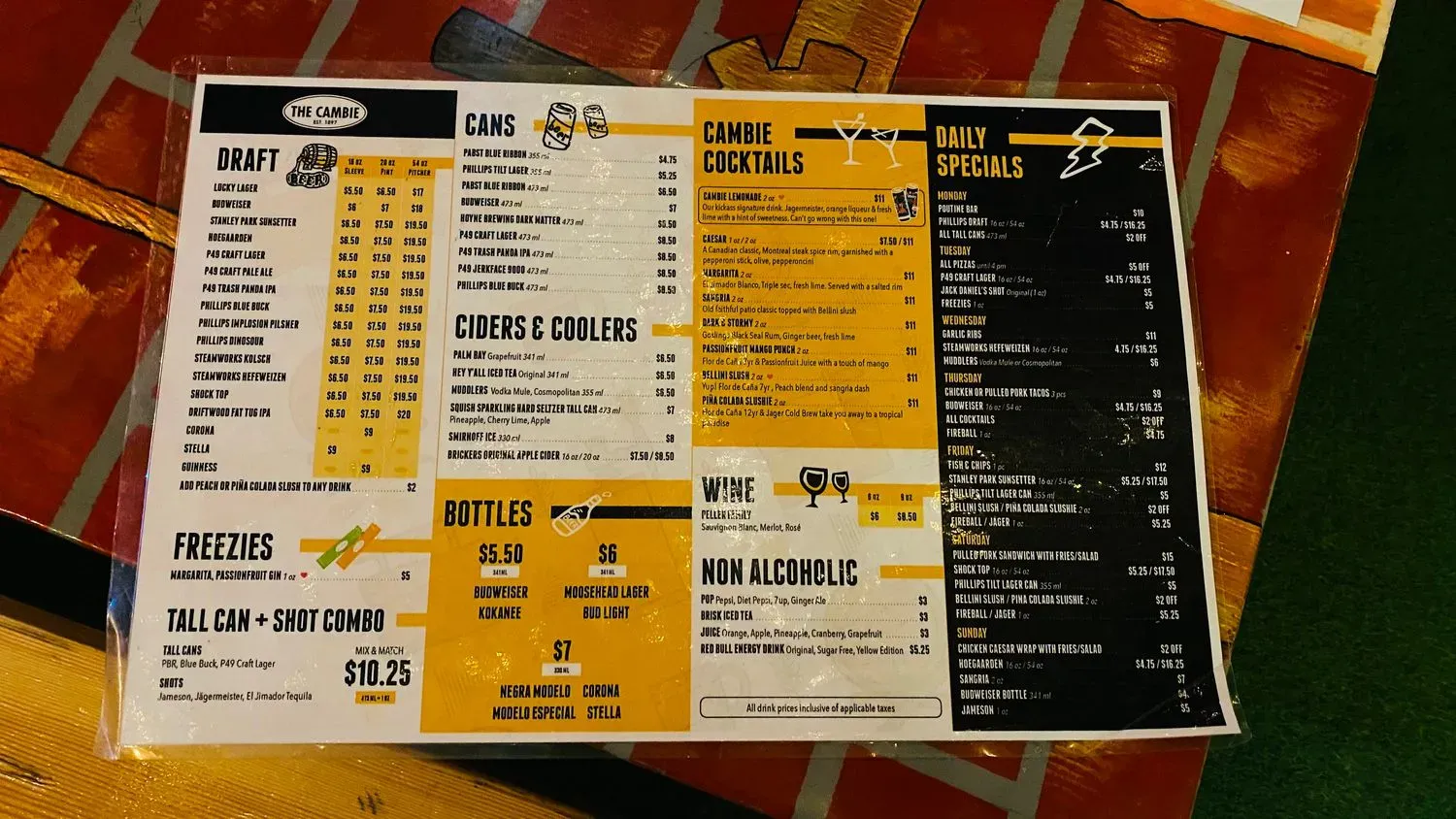 Menu 3