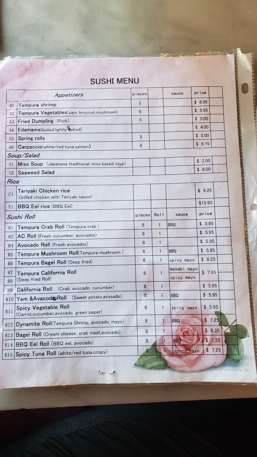 Menu 2