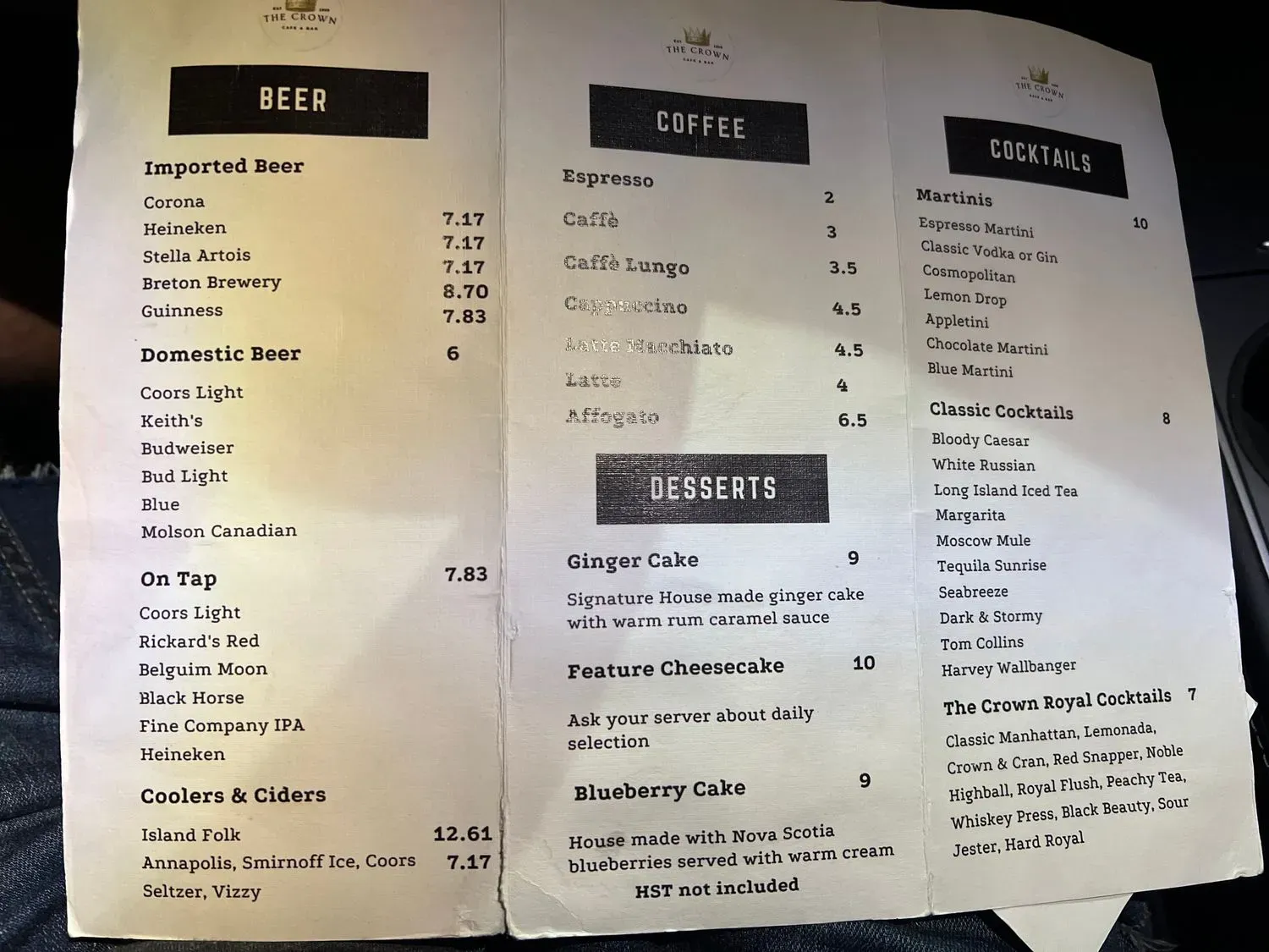 Menu 4