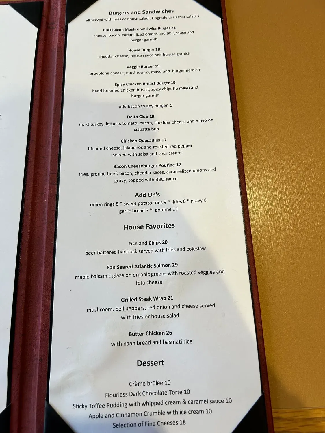 Menu 4