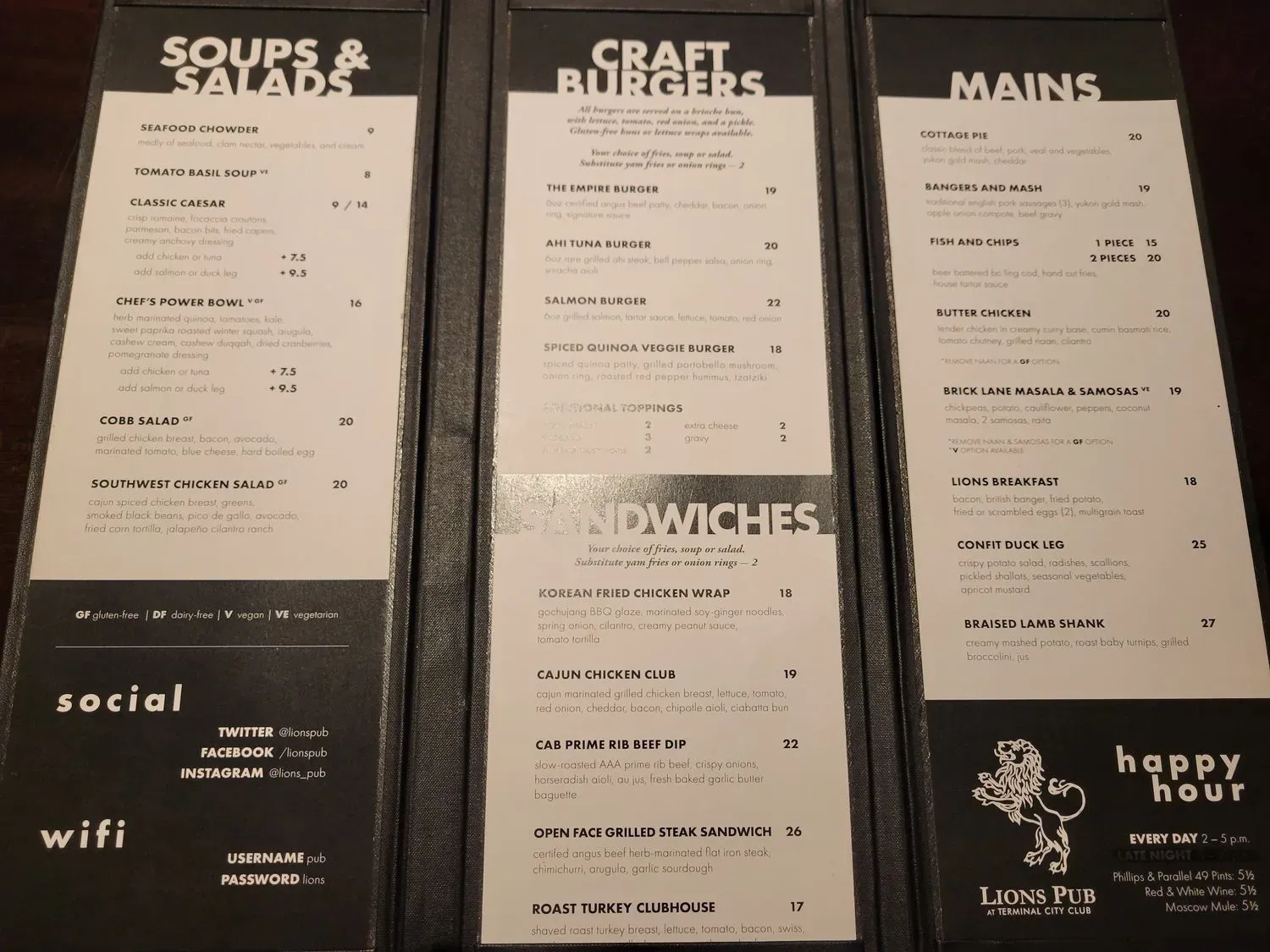 Menu 5