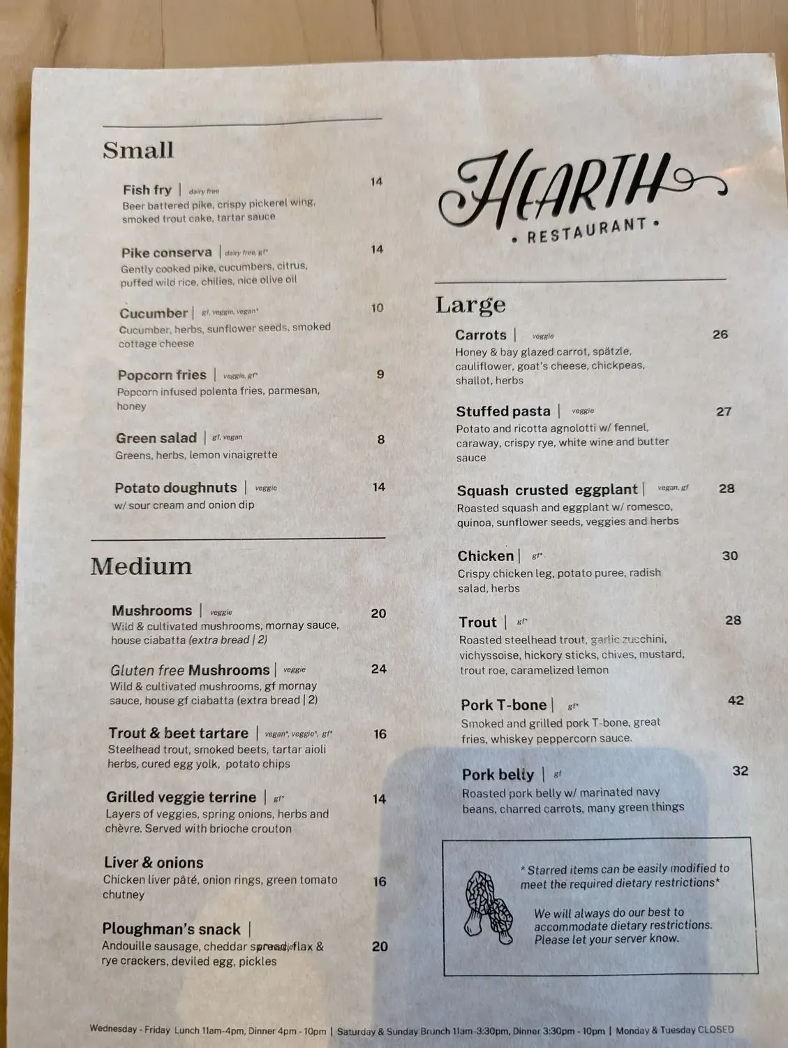 Menu 6