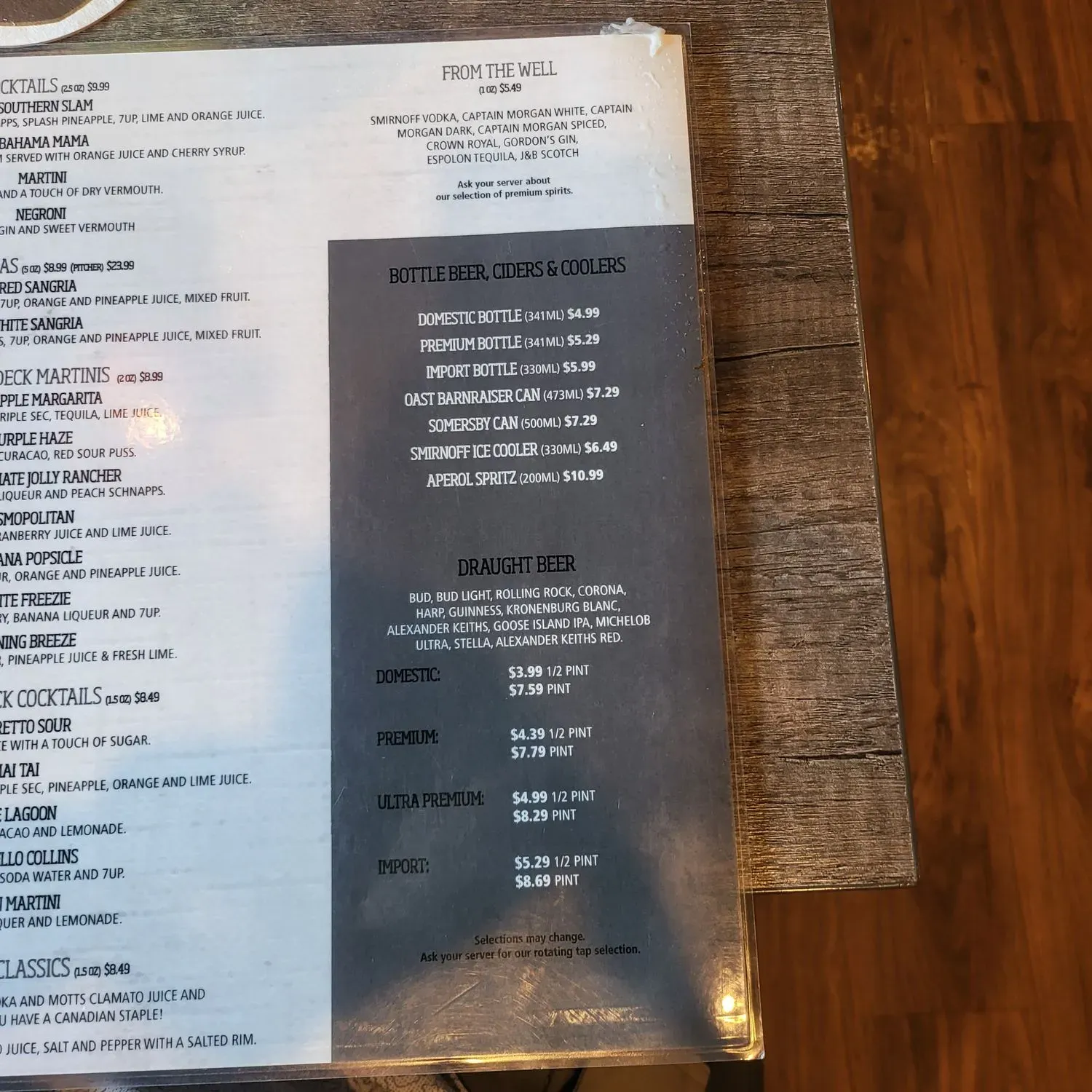 Menu 6