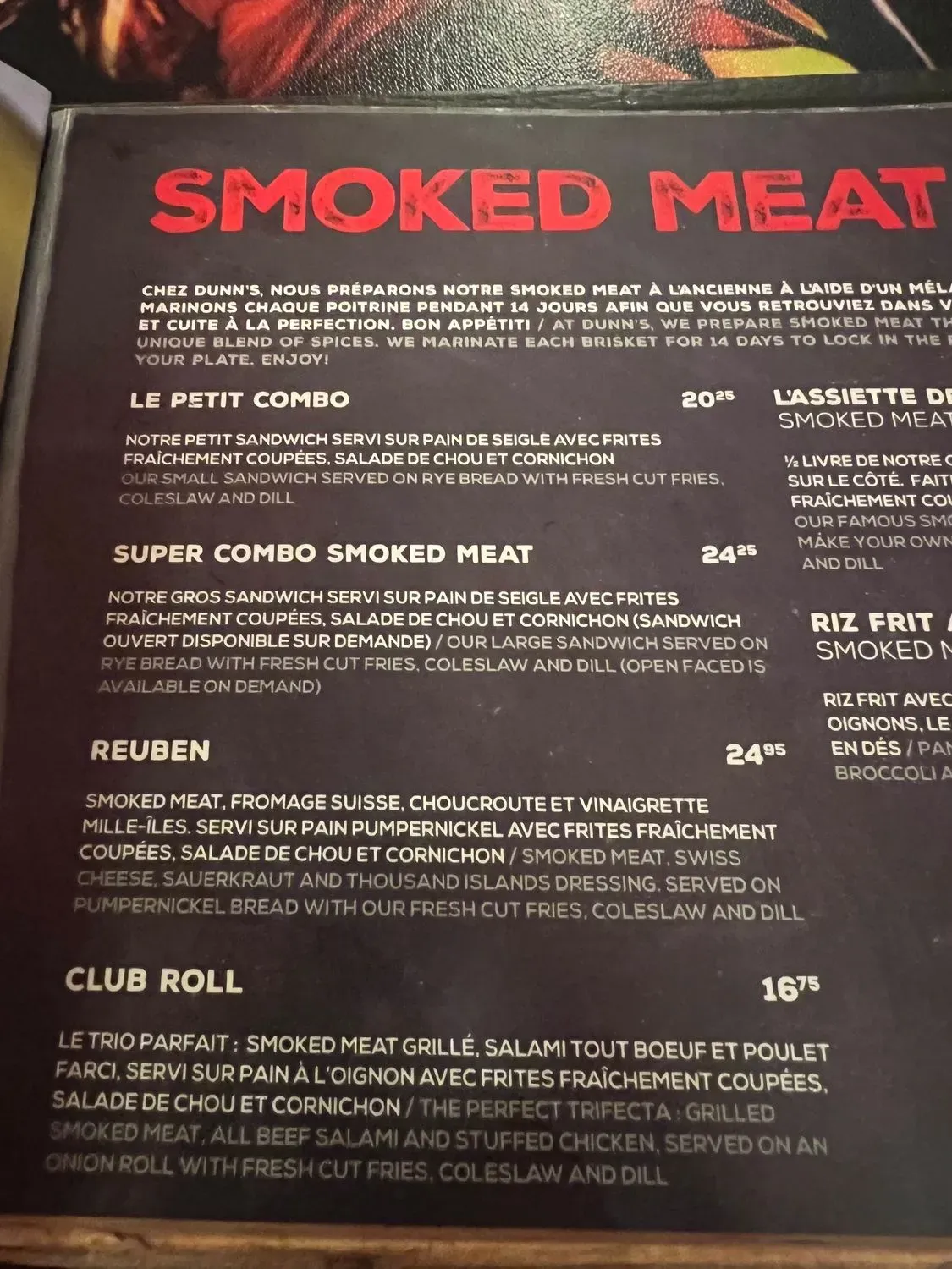 Menu 6