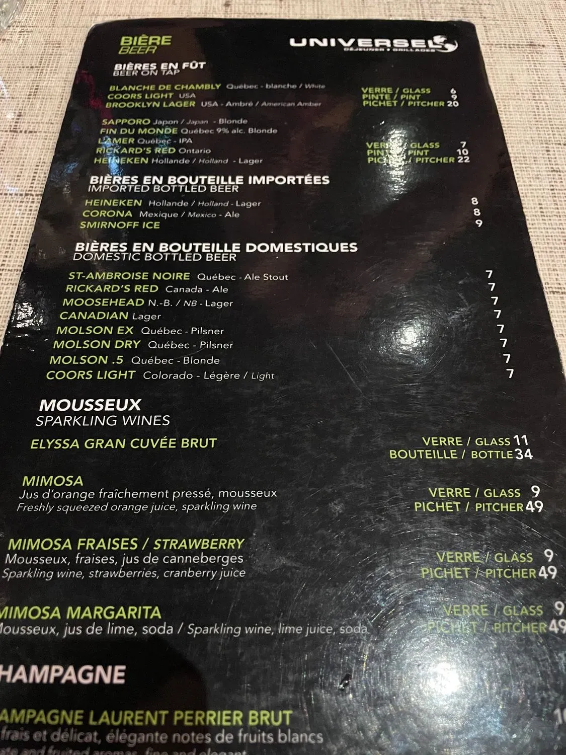 Menu 4