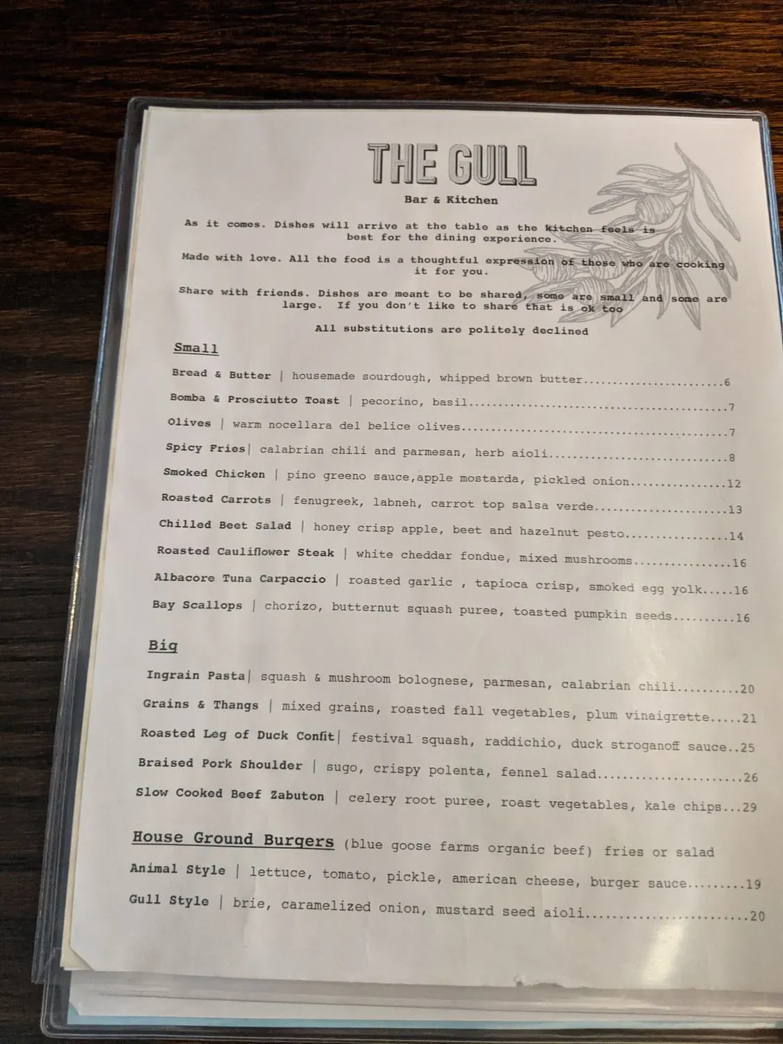 Menu 6