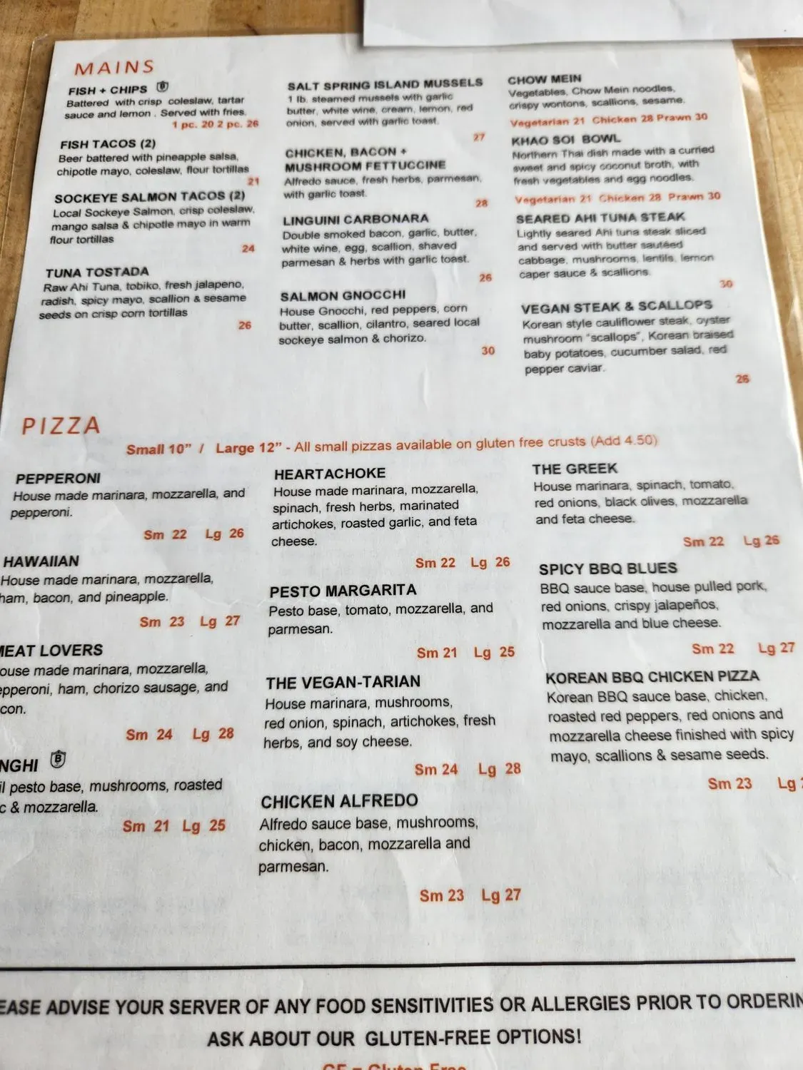 Menu 2