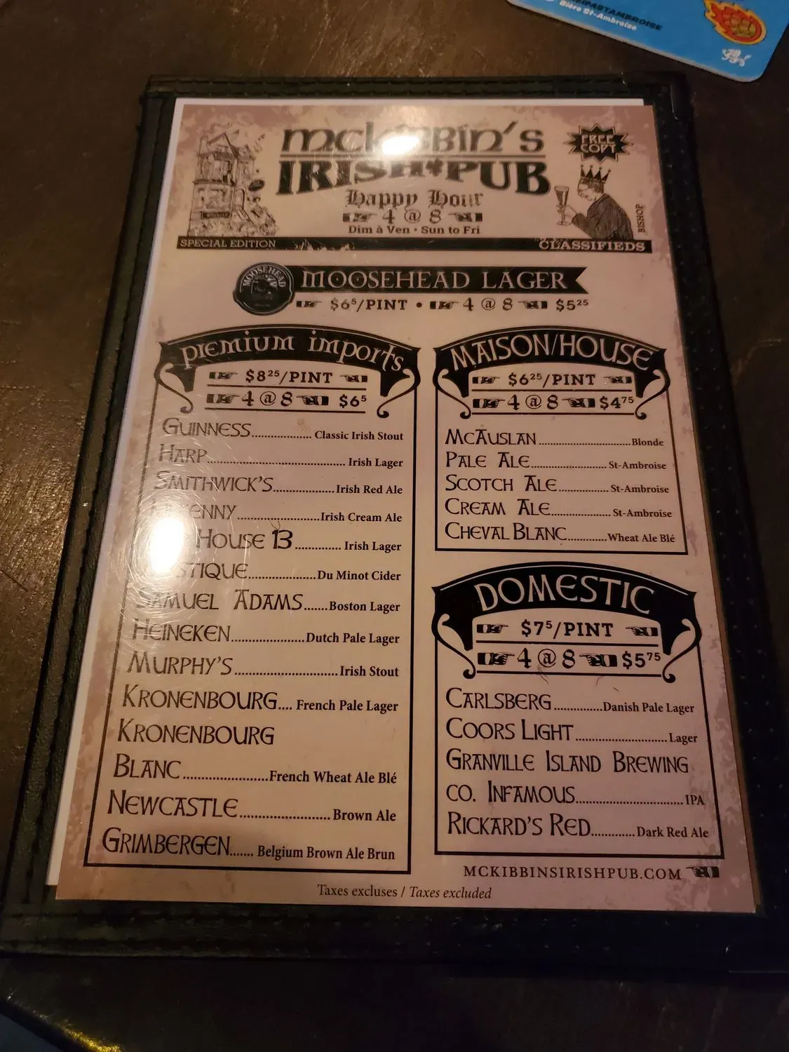 Menu 5