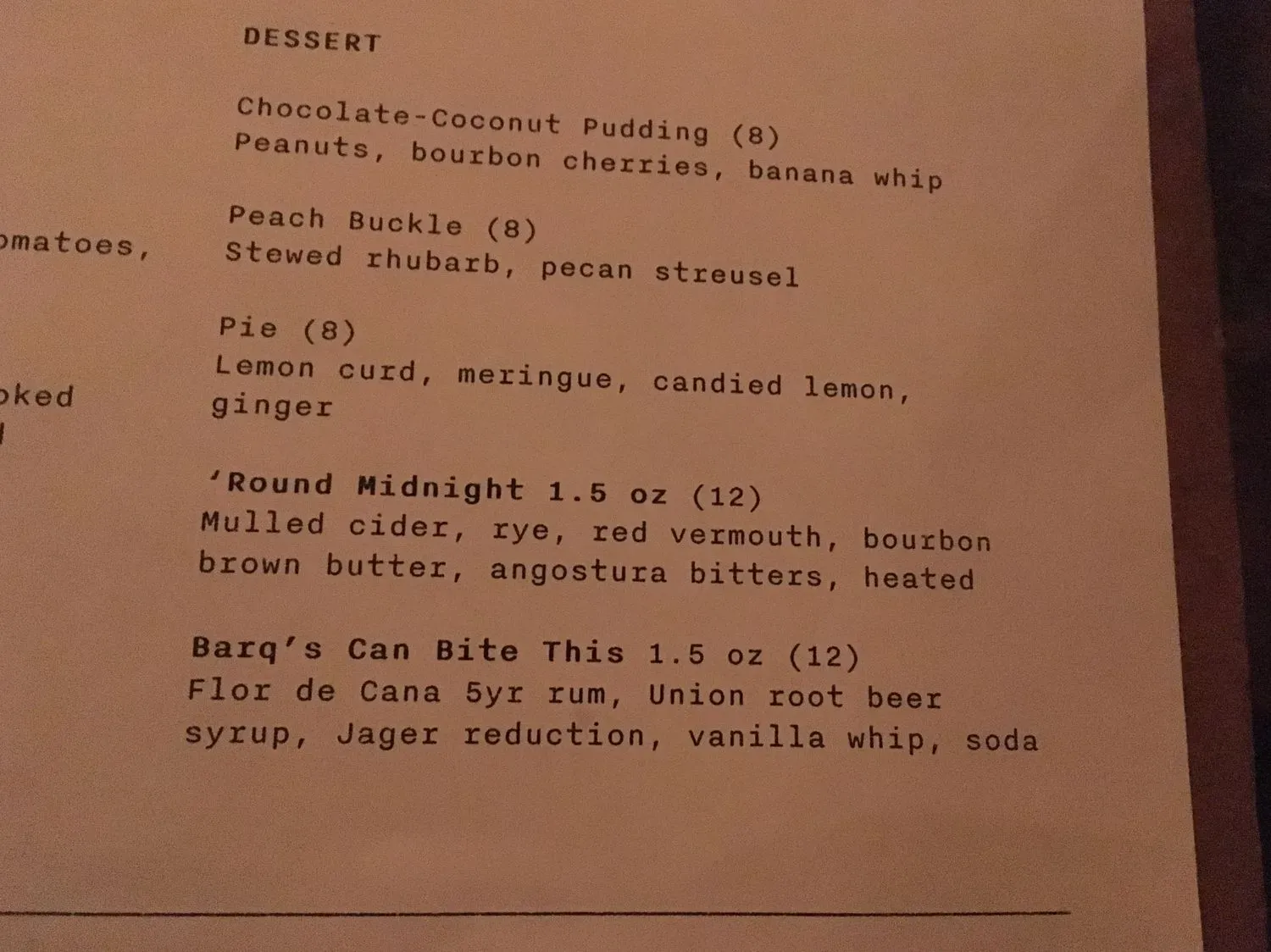 Menu 3