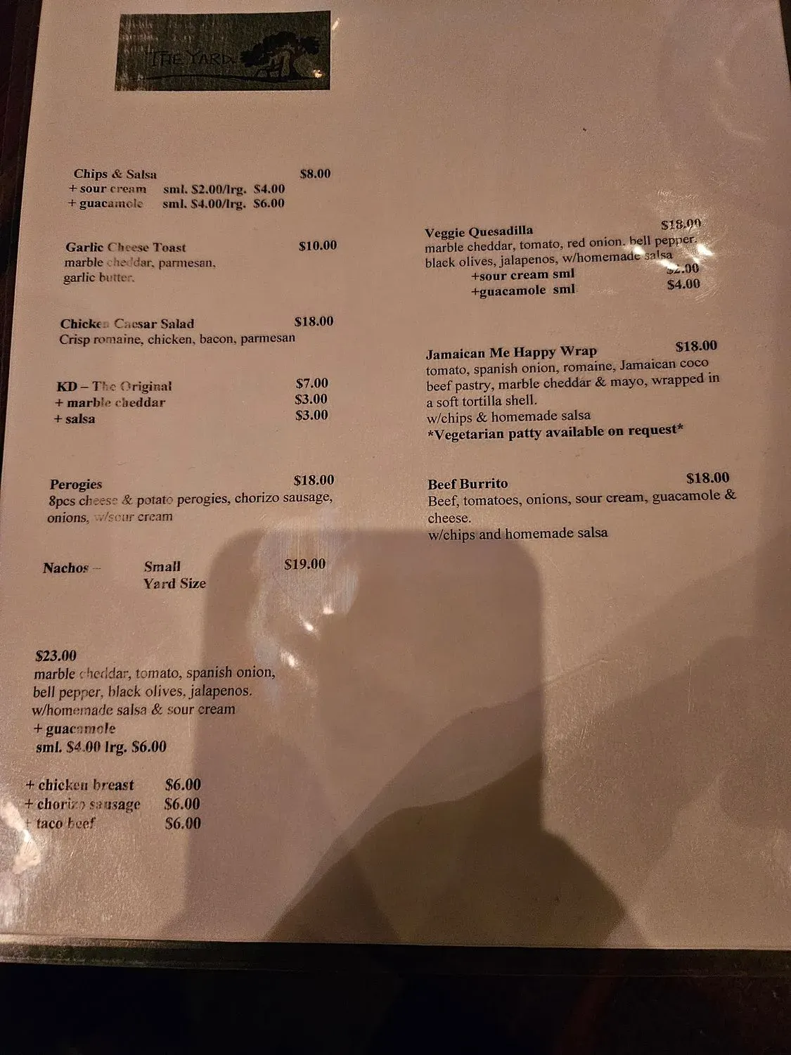 Menu 2