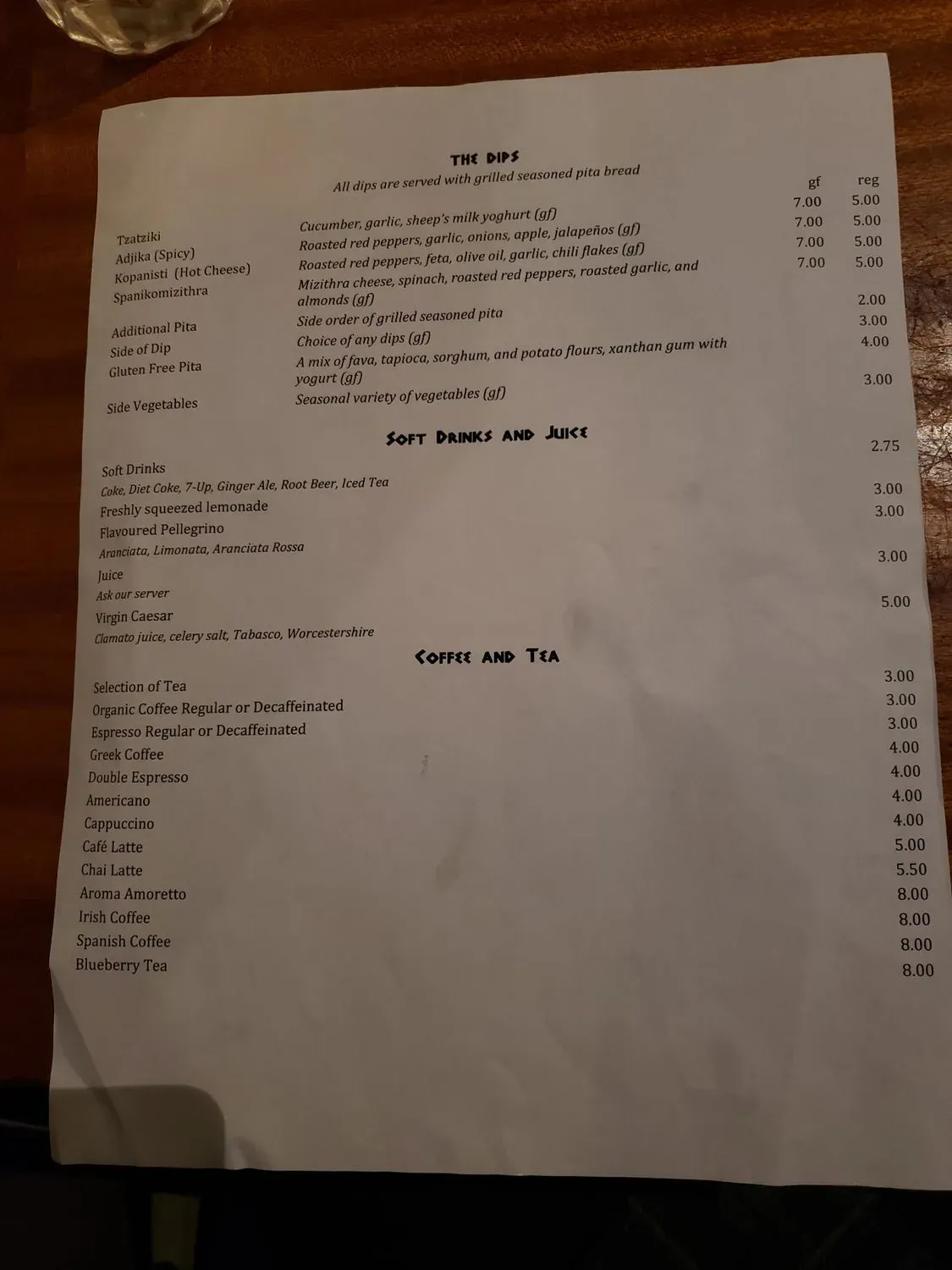 Menu 4