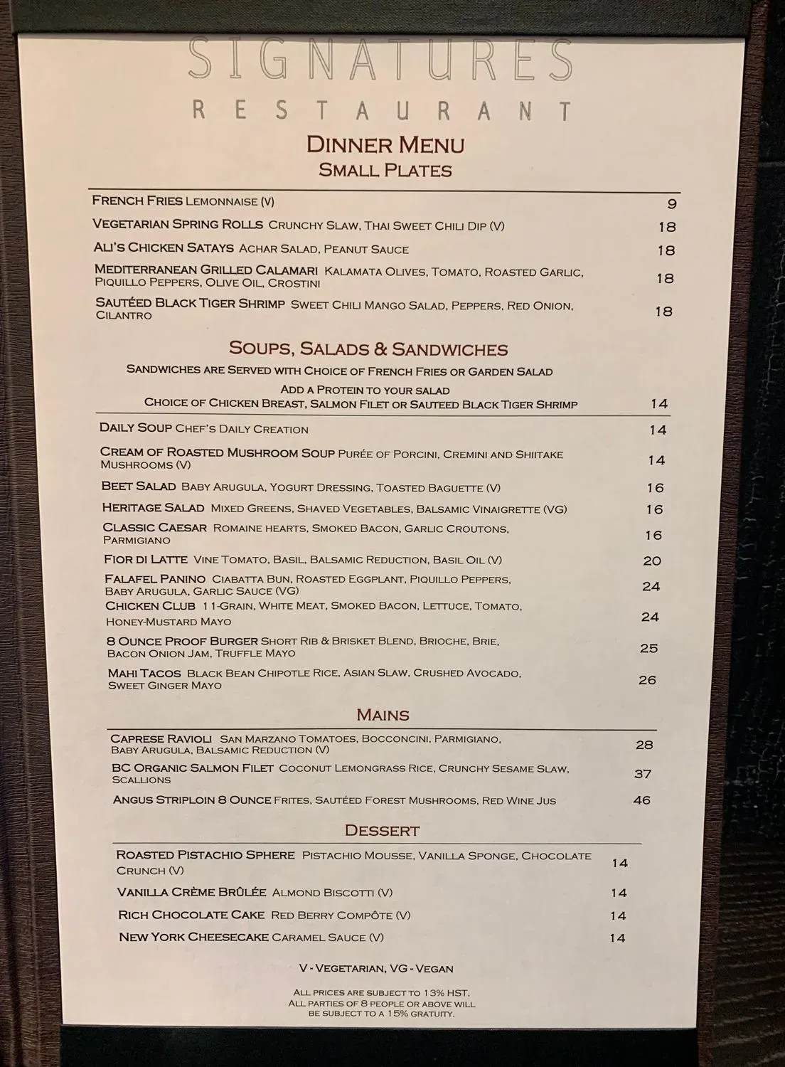 Menu 3