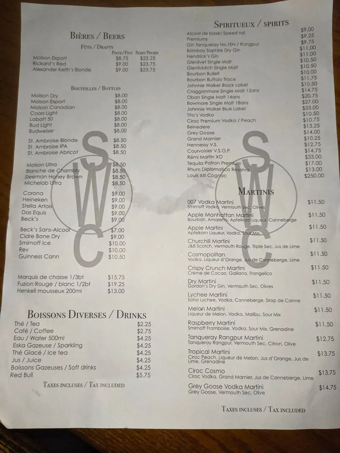 Menu 4