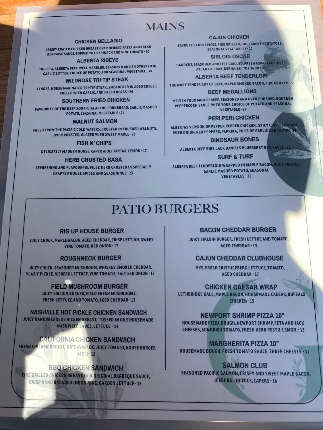 Menu 3